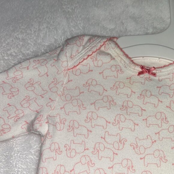 Brand New Carter's White and PInk One Piece 3 Months NWT - Picture 6 of 7